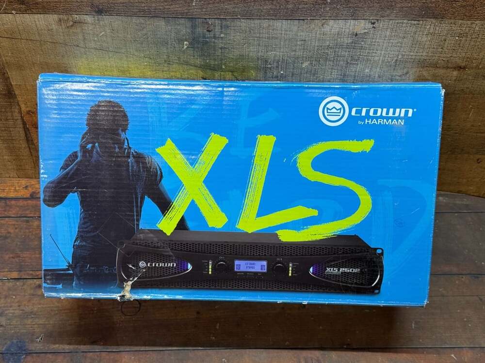 Crown XLS 1502 DriveCore 2 Series Stereo Power Amplifier